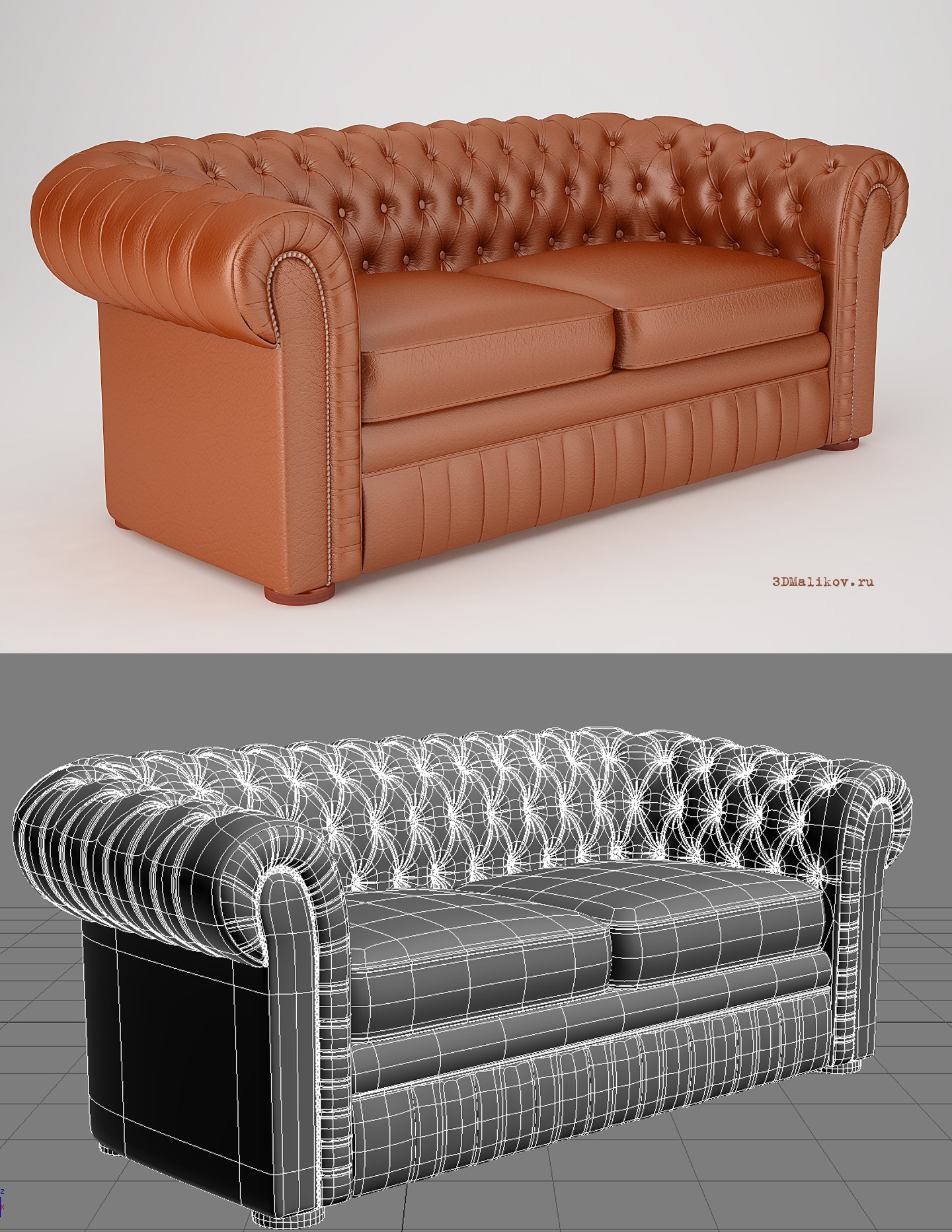 моделирование мягкой мебели в 3ds max